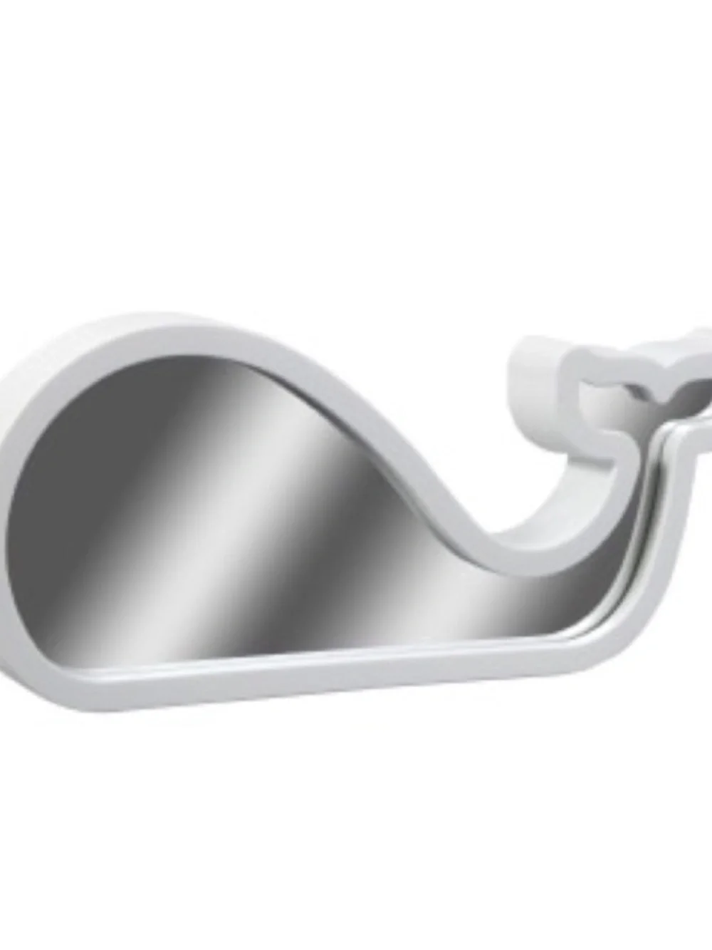 2 Small white Whale Mirrors